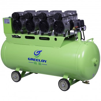 Greeloy® GA-64 歯科用オイルレス エアコンプレッサー 3馬力 120L