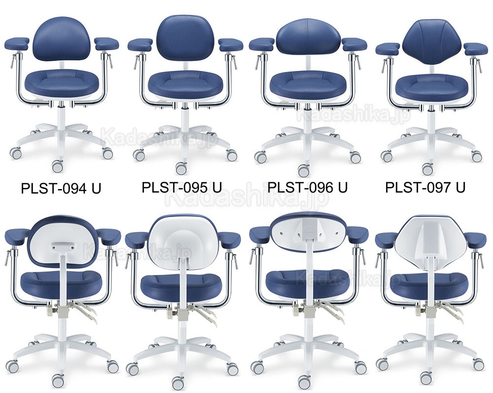 TYTC U シリーズ PLST-094-097 顕微鏡歯科オペレーターチェア、調節可能な回転アームレスト付き