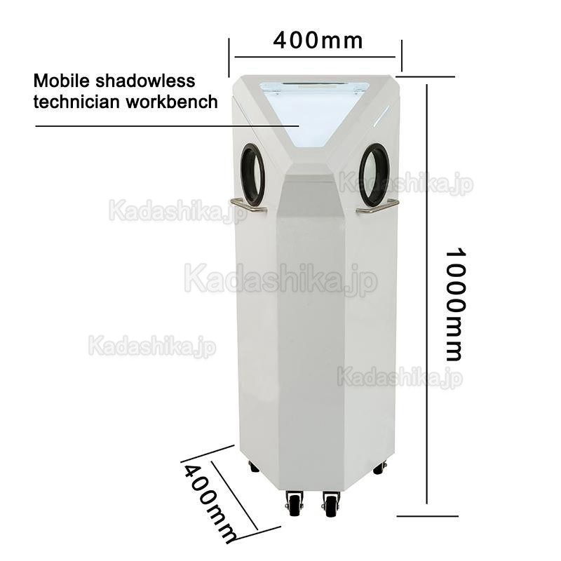 歯科技工サンドブラスター (集塵機+シャドウレスLEDシステム付き)